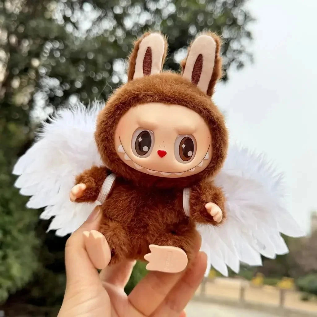 kawaiies-softtoys-plushies-kawaii-plush-Mystic White Black Angel Wings Labubu Outfit Accessories