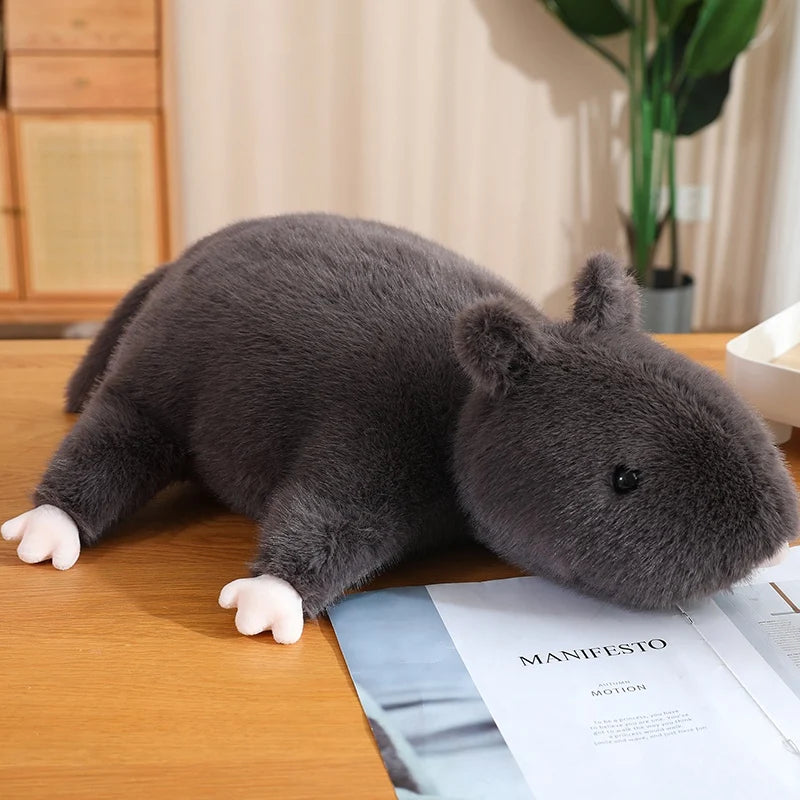 kawaiies-softtoys-plushies-kawaii-plush-Nibbles the Black Rat Plush Soft toy 14in / 35cm