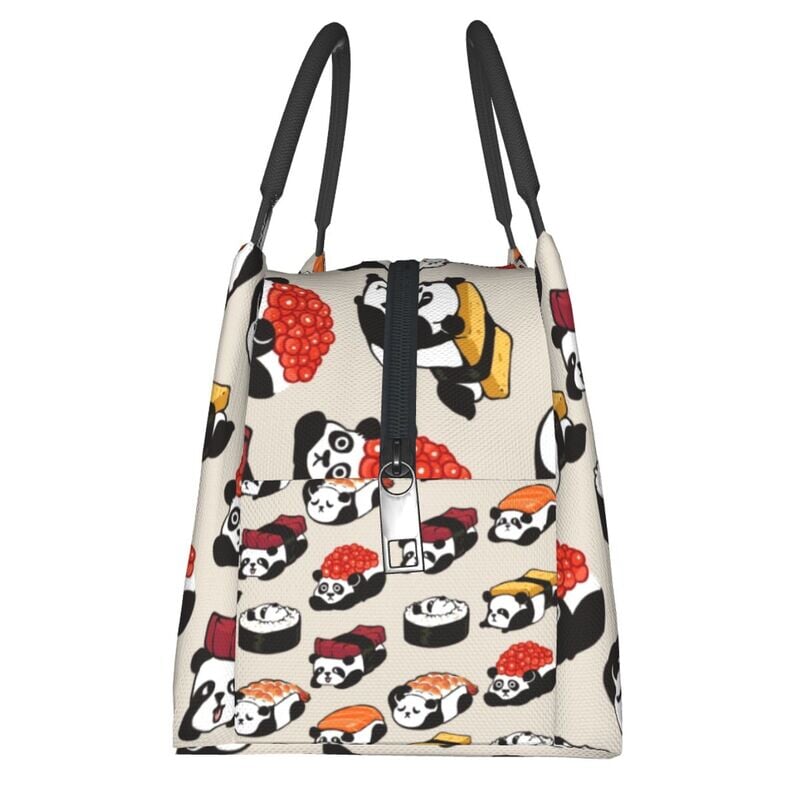 kawaiies-softtoys-plushies-kawaii-plush-Panda Sushi Japanese Kawaii Lunch Bag Bag