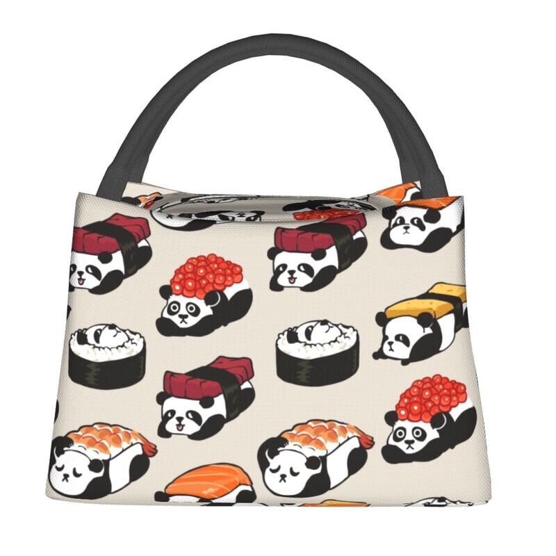 kawaiies-softtoys-plushies-kawaii-plush-Panda Sushi Japanese Kawaii Lunch Bag Bag