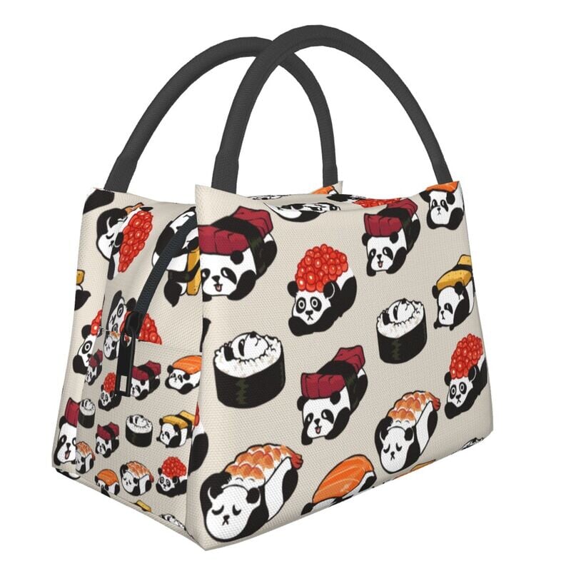 kawaiies-softtoys-plushies-kawaii-plush-Panda Sushi Japanese Kawaii Lunch Bag Bag
