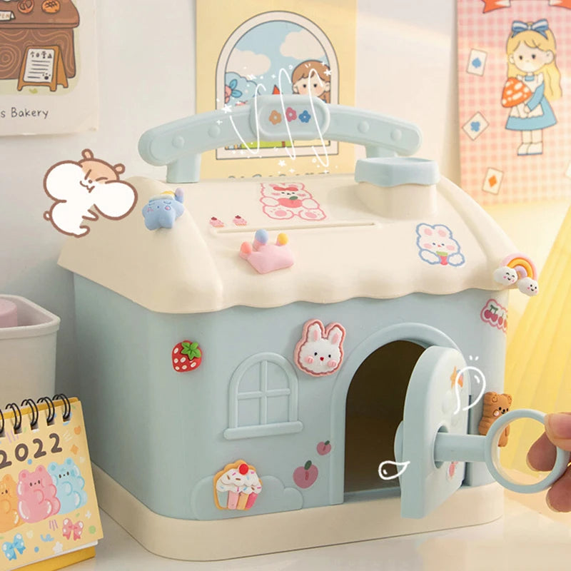 kawaiies-softtoys-plushies-kawaii-plush-Pastel Cloud House Piggy Bank Organisers