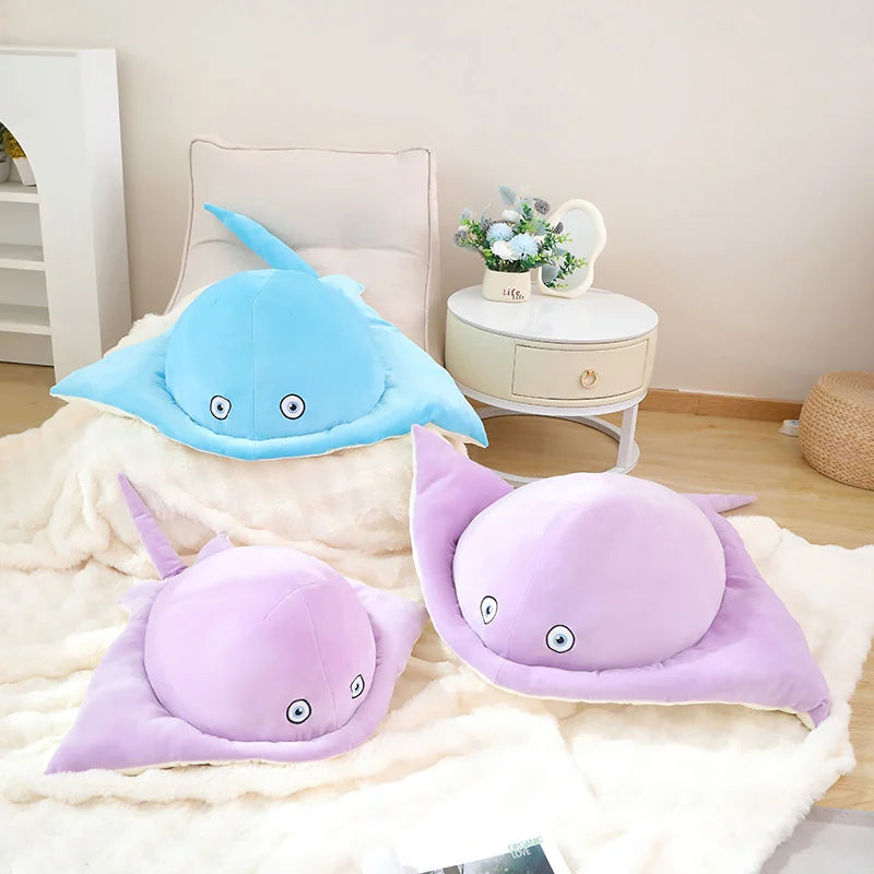 kawaiies-softtoys-plushies-kawaii-plush-Pastel Purple Blue Stingray Plushies Soft toy