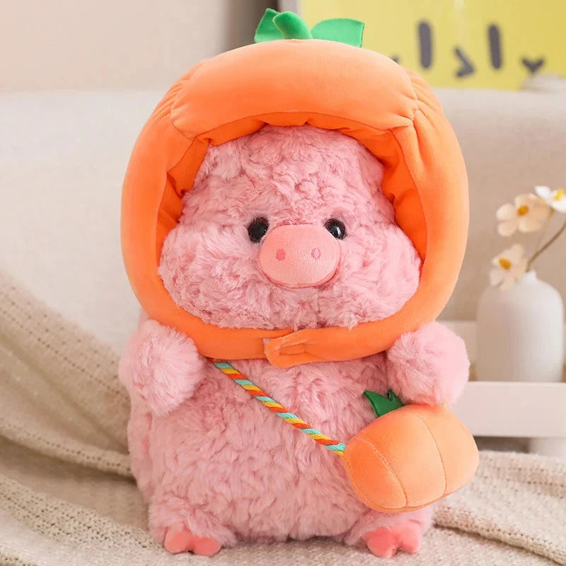 kawaiies-softtoys-plushies-kawaii-plush-Perfect Piggy Vegetable Cosplay Plush Soft toy Pumpkin 32cm