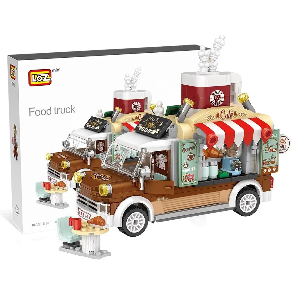 kawaiies-softtoys-plushies-kawaii-plush-Pizza and Coffee Truck Nano Building Blocks Build it Coffee (with box)