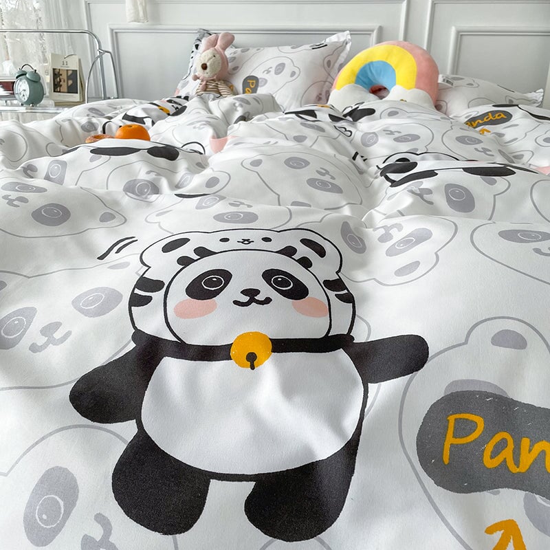 kawaiies-softtoys-plushies-kawaii-plush-Playful Panda Bedding Set Bedding Sets