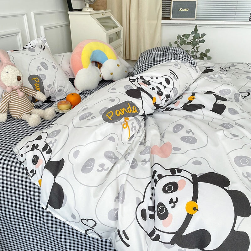 kawaiies-softtoys-plushies-kawaii-plush-Playful Panda Bedding Set Bedding Sets