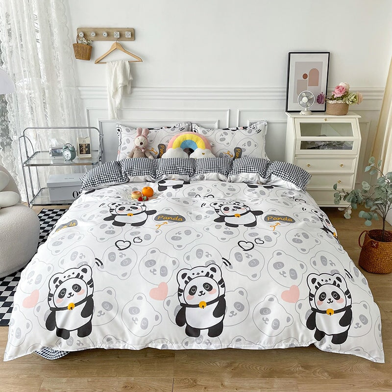 kawaiies-softtoys-plushies-kawaii-plush-Playful Panda Bedding Set Bedding Sets