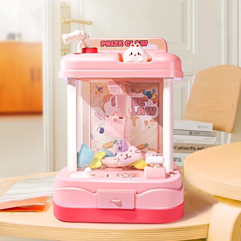 kawaiies-softtoys-plushies-kawaii-plush-Prize Claw Bunny & Bear Mini Claw Machine | NEW Toys