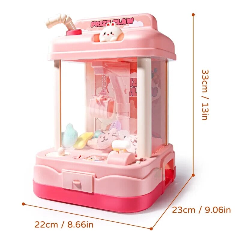 kawaiies-softtoys-plushies-kawaii-plush-Prize Claw Bunny & Bear Mini Claw Machine | NEW Toys