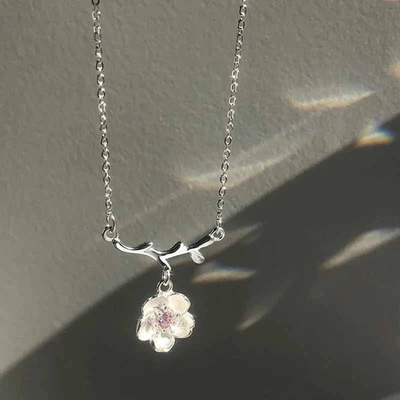 kawaiies-softtoys-plushies-kawaii-plush-Romantic Sakura Cherry Blossoms Flower Necklace Jewelry Branch