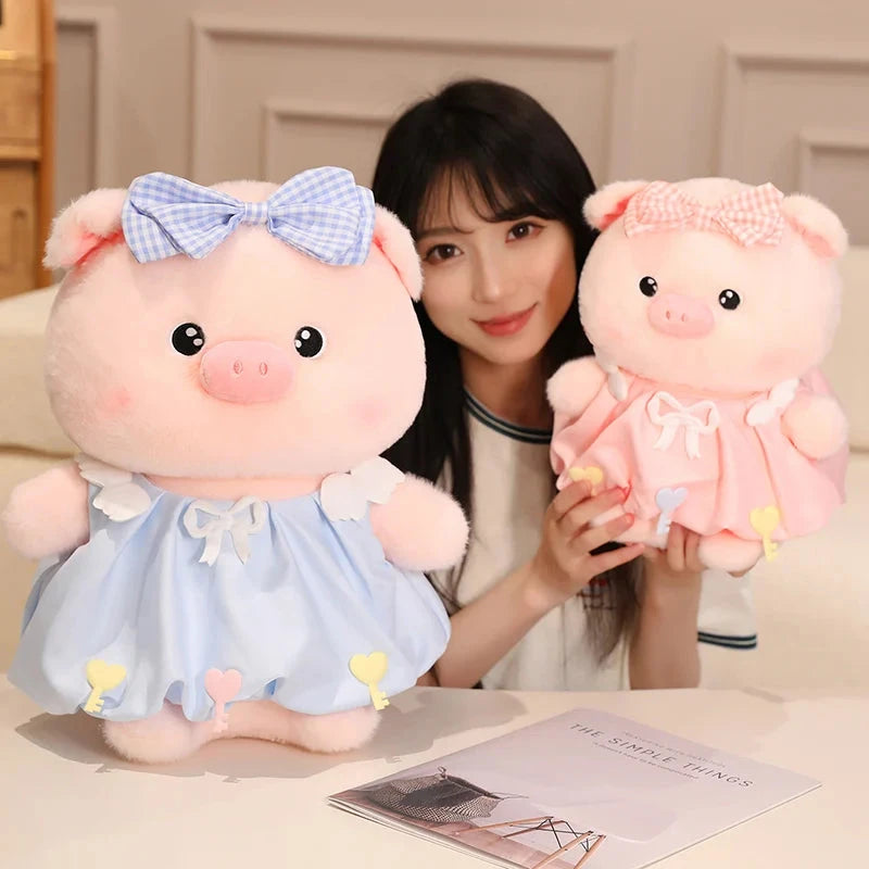 kawaiies-softtoys-plushies-kawaii-plush-Rosie & Belle the Pretty Pink Piggy Plushies Soft toy