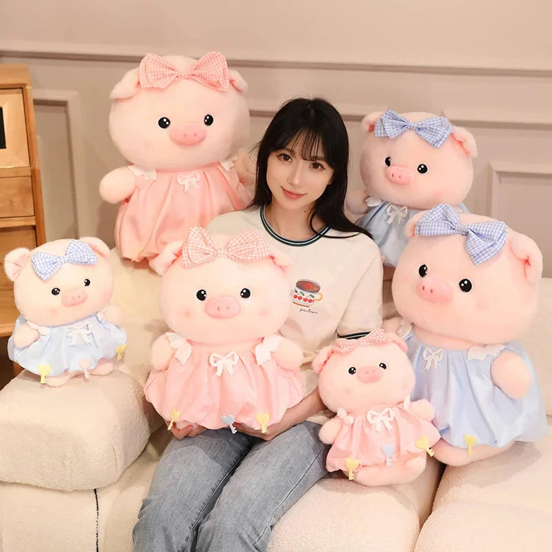 kawaiies-softtoys-plushies-kawaii-plush-Rosie & Belle the Pretty Pink Piggy Plushies Soft toy