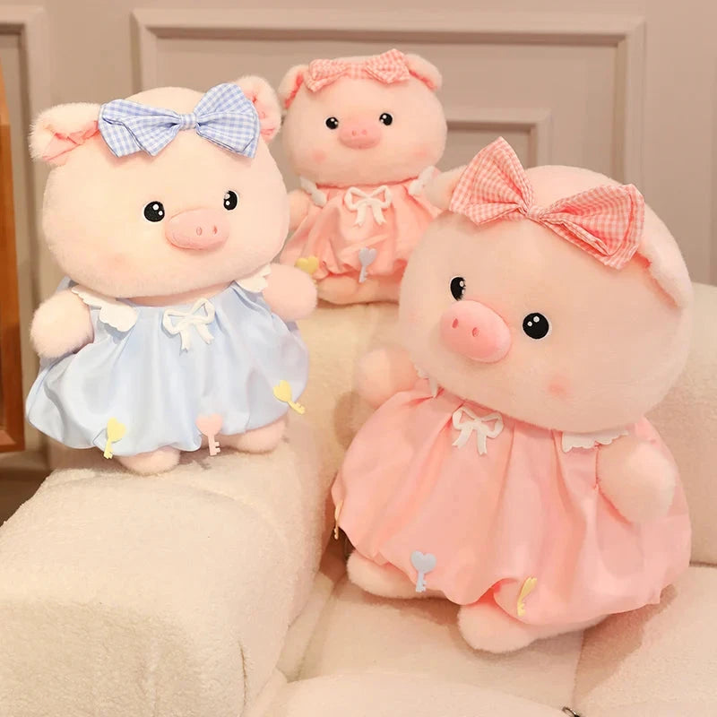 kawaiies-softtoys-plushies-kawaii-plush-Rosie & Belle the Pretty Pink Piggy Plushies Soft toy