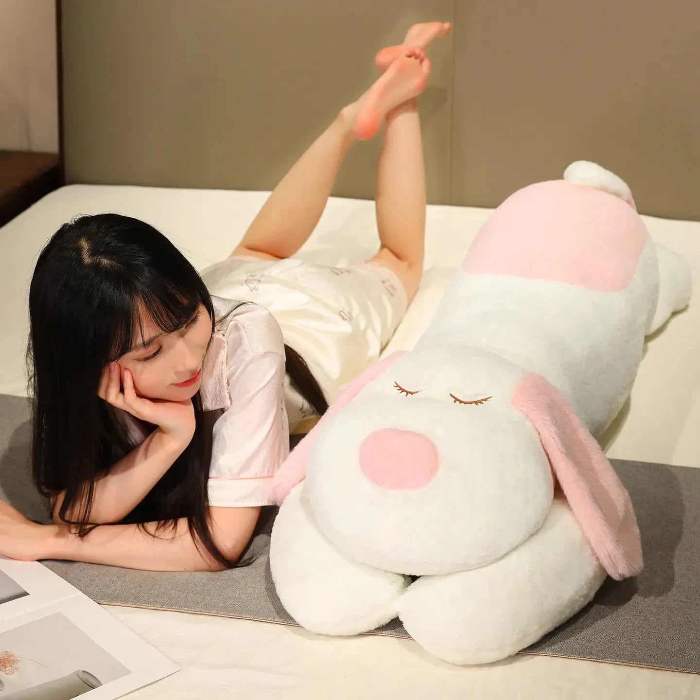 kawaiies-softtoys-plushies-kawaii-plush-Snoozie the Sleepy Puppy Hug Pillow Soft toy