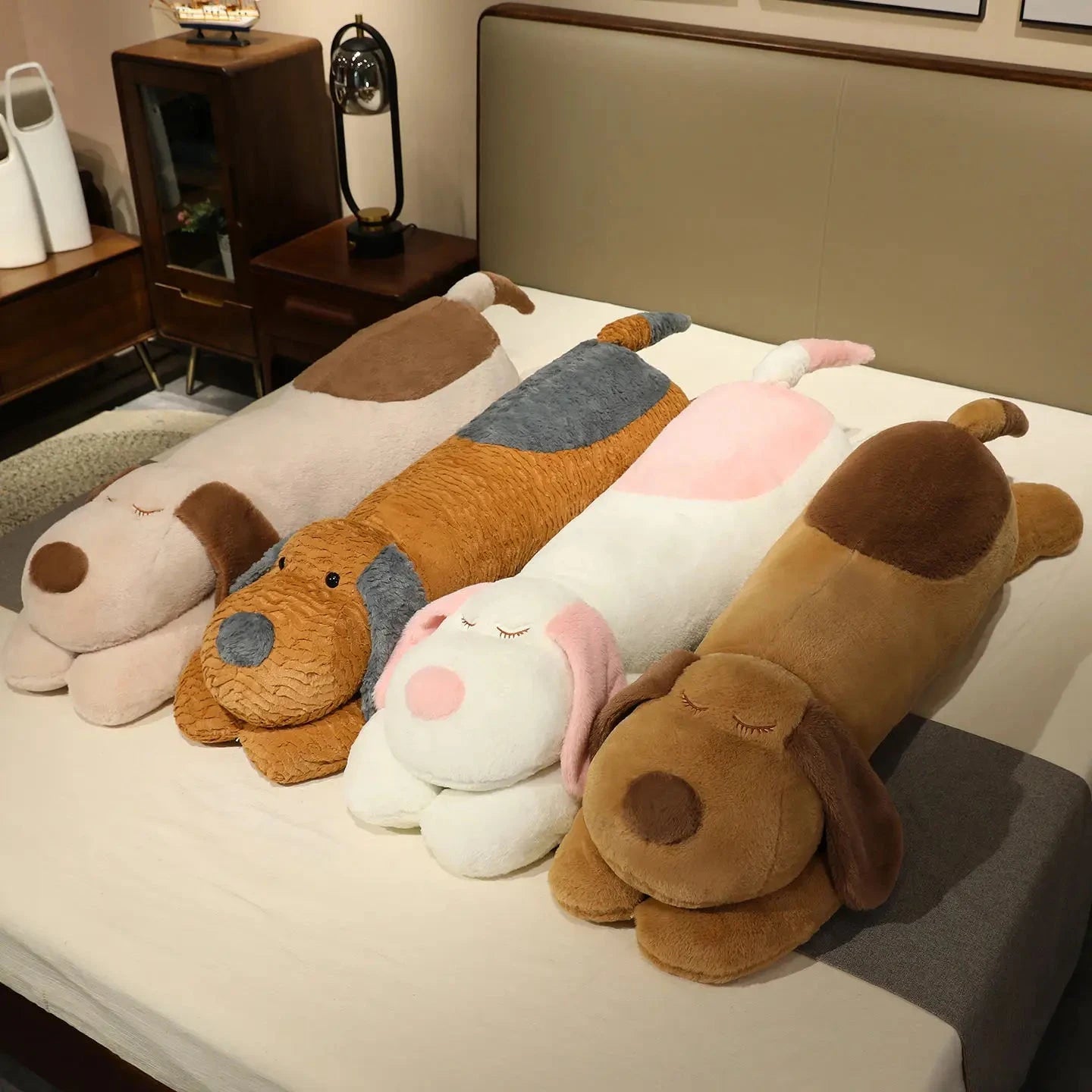 kawaiies-softtoys-plushies-kawaii-plush-Snoozie the Sleepy Puppy Hug Pillow Soft toy