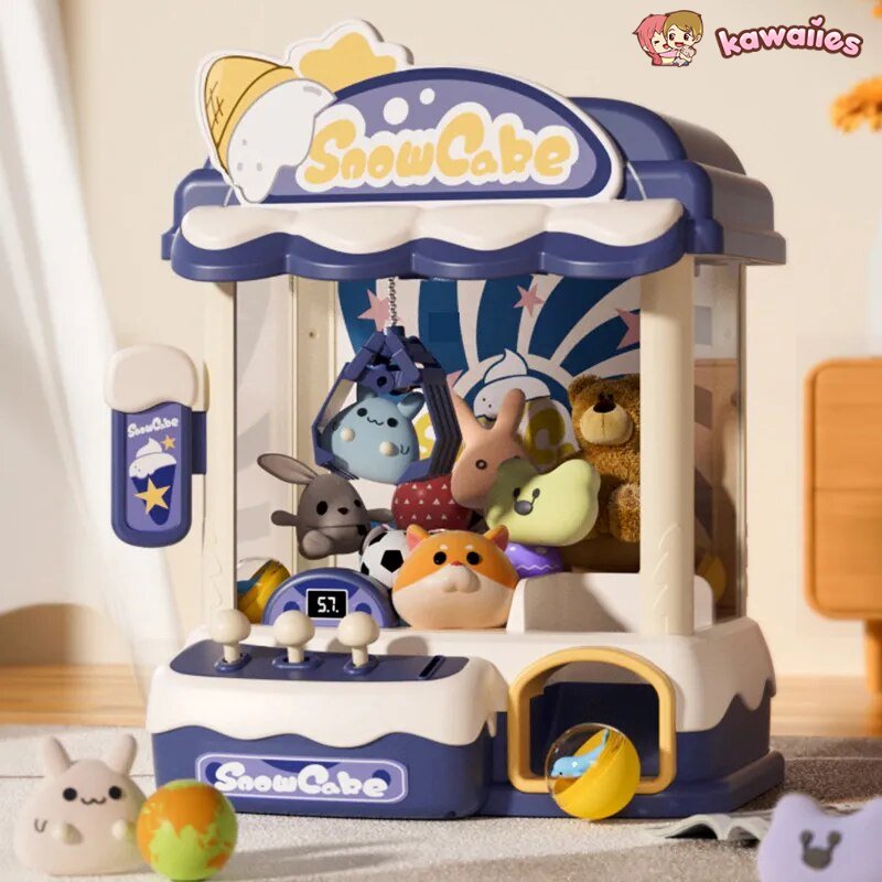 kawaiies-softtoys-plushies-kawaii-plush-Snow Castle Ice Cream Mini Claw Machine | NEW Toys