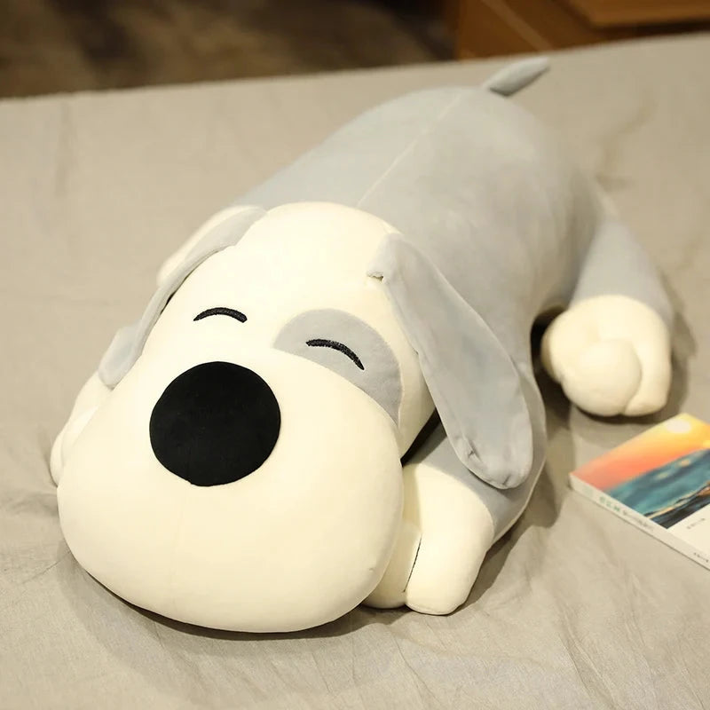kawaiies-softtoys-plushies-kawaii-plush-Snuffy and Waffles the Kawaii Hound Dog Plushies Soft toy Snuffy (Gray) 50cm