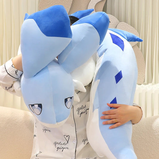 kawaiies-softtoys-plushies-kawaii-plush-Sofi the Long Kawaii Baby Blue Hybrid Dragon Plushie Soft toy