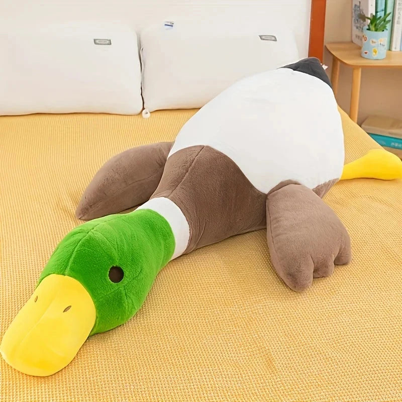 kawaiies-softtoys-plushies-kawaii-plush-. Soft Mallard Duck Plush Soft toy green 65cm