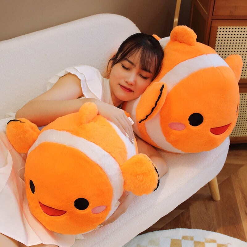 kawaiies-softtoys-plushies-kawaii-plush-Stripes the Cute Clownfish Plush Soft toy