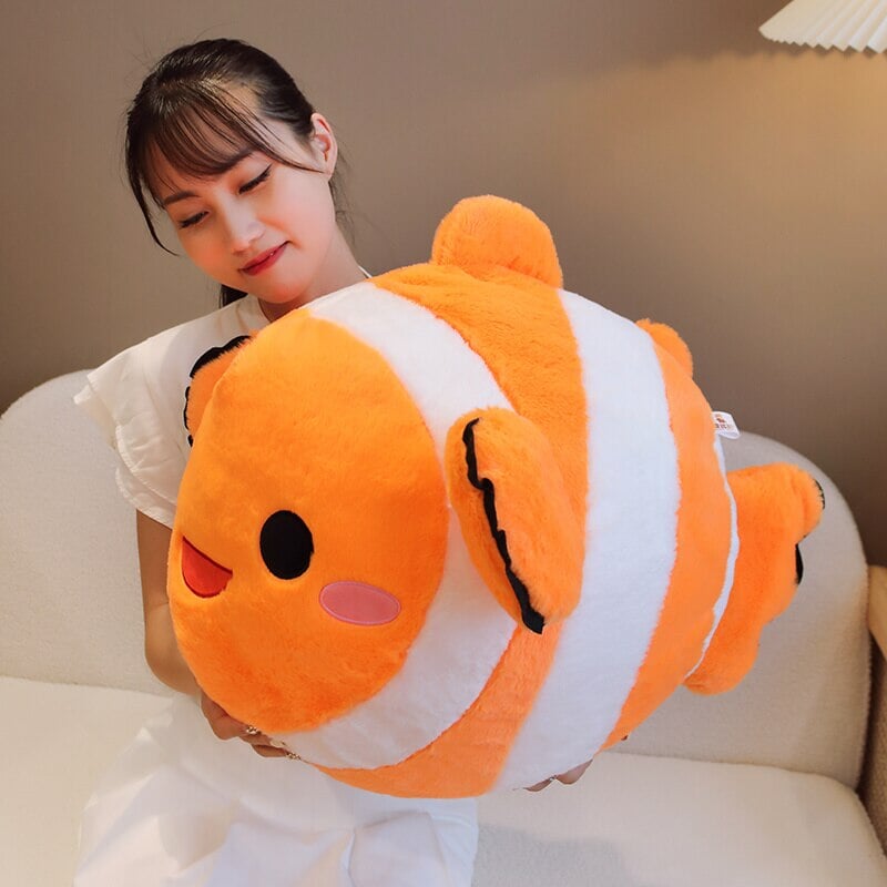 kawaiies-softtoys-plushies-kawaii-plush-Stripes the Cute Clownfish Plush Soft toy