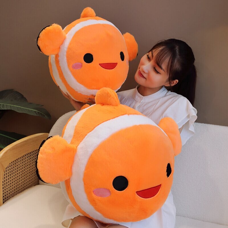 kawaiies-softtoys-plushies-kawaii-plush-Stripes the Cute Clownfish Plush Soft toy