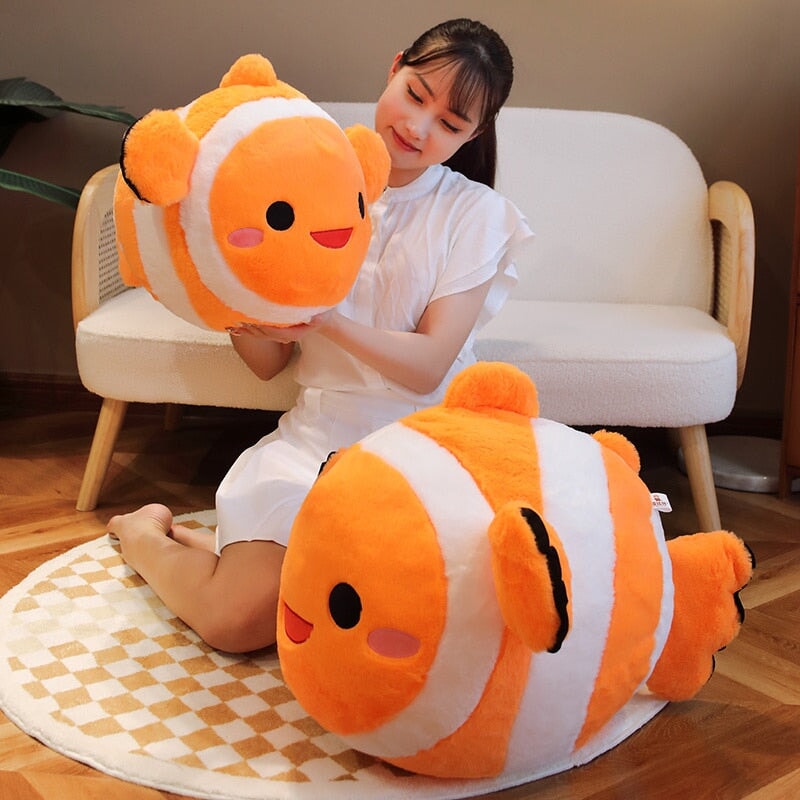 kawaiies-softtoys-plushies-kawaii-plush-Stripes the Cute Clownfish Plush Soft toy