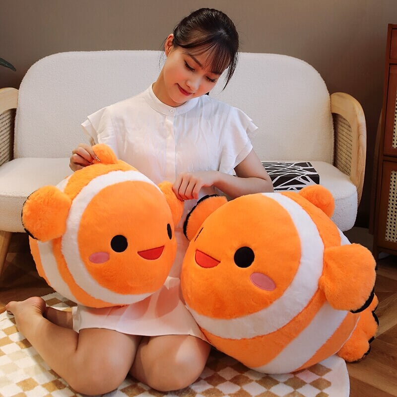 kawaiies-softtoys-plushies-kawaii-plush-Stripes the Cute Clownfish Plush Soft toy