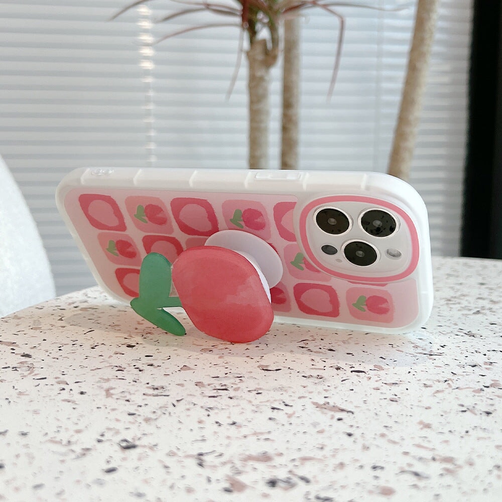 kawaiies-softtoys-plushies-kawaii-plush-Sweet Rose iPhone Case with Holder Accessories