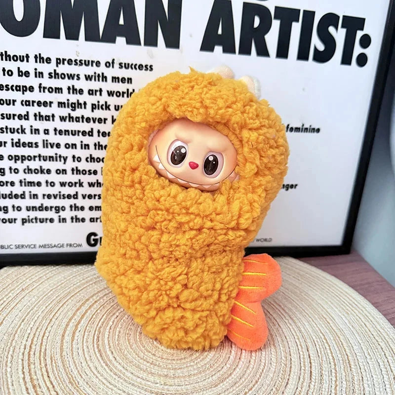 kawaiies-softtoys-plushies-kawaii-plush-Tempura Shrimp Labubu Outfit Accessories Orange