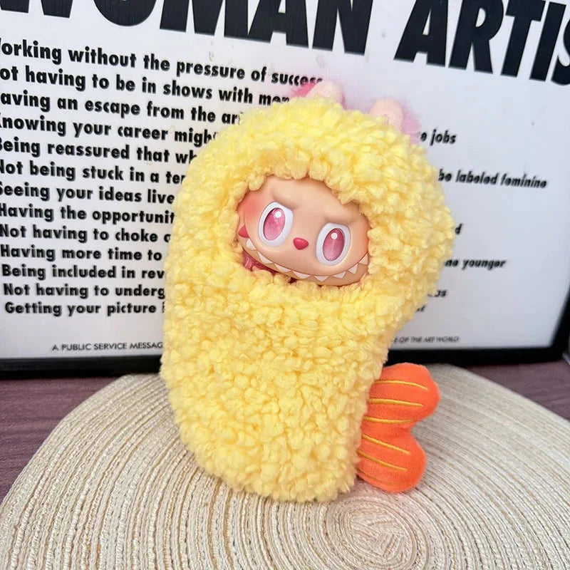 kawaiies-softtoys-plushies-kawaii-plush-Tempura Shrimp Labubu Outfit Accessories Yellow