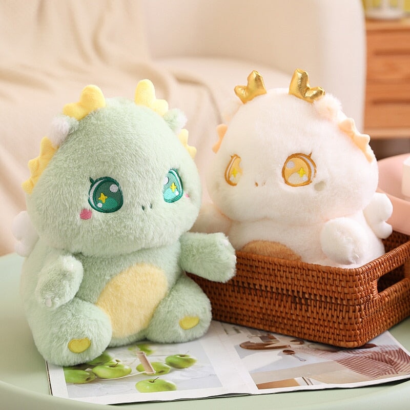 kawaiies-softtoys-plushies-kawaii-plush-The Fluffy Baby Dragon Plush Family | NEW