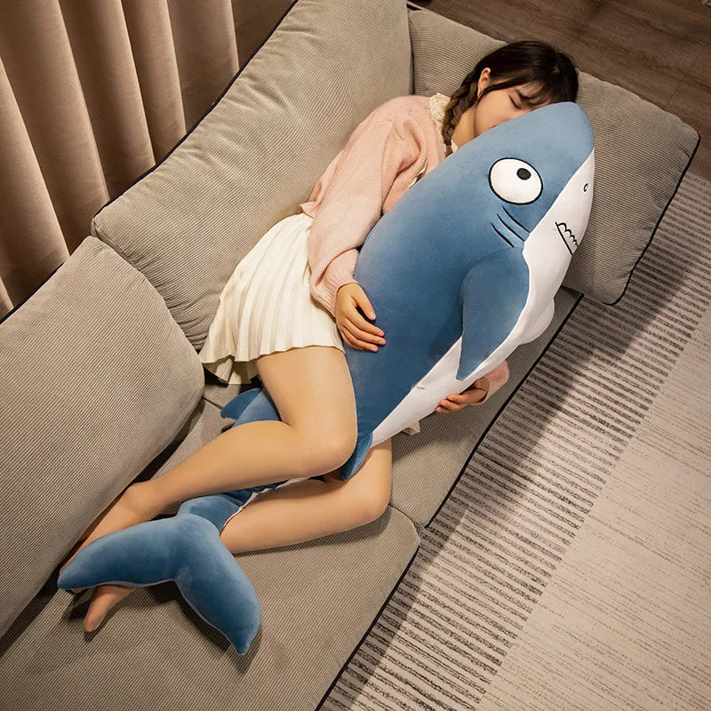 kawaiies-softtoys-plushies-kawaii-plush-The Friendly Cheeky Gray Blue Shark Plushies Soft toy
