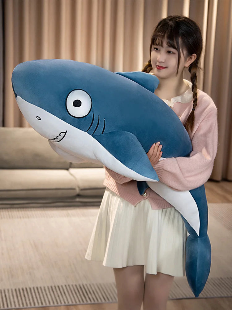 kawaiies-softtoys-plushies-kawaii-plush-The Friendly Cheeky Gray Blue Shark Plushies Soft toy