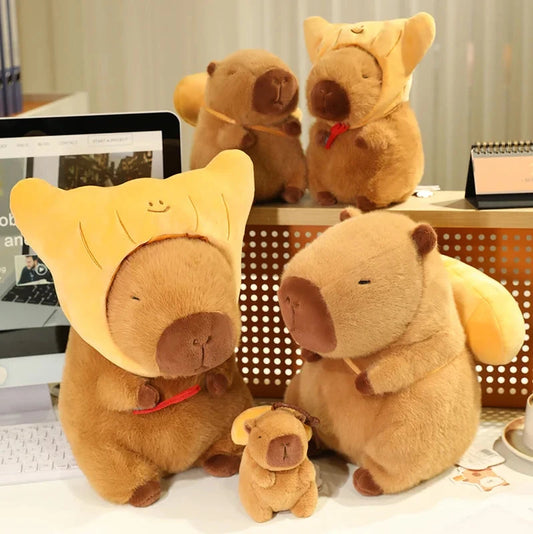 kawaiies-softtoys-plushies-kawaii-plush-Toasted Croissant Capybara Plushies Soft toy
