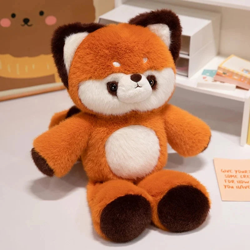 kawaiies-softtoys-plushies-kawaii-plush-Tomo & Mikan the Cat & Red Panda Plush Buddies Soft toy Tomo (Red Panda) 35cm