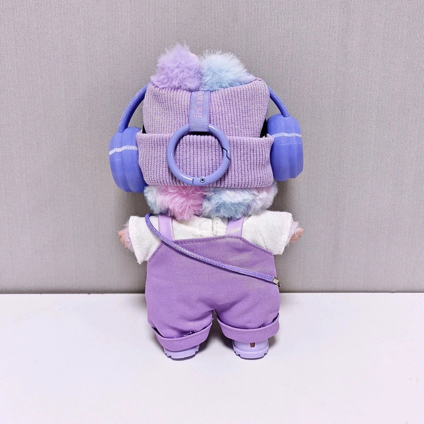 kawaiies-softtoys-plushies-kawaii-plush-Trendy Streetwear Kid Purple Labubu Outfit Accessories
