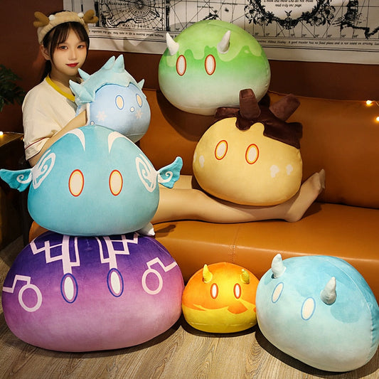 Anime Genshin Impact Slime Ball Plushies - Kawaiies - Adorable - Cute - Plushies - Plush - Kawaii