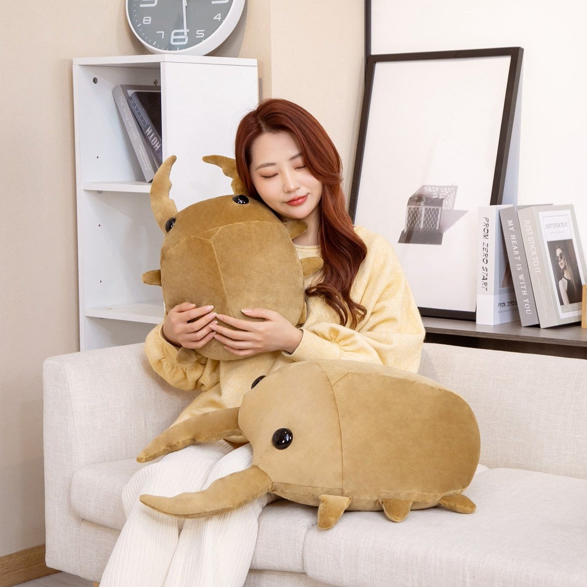 Brown Kawaii Dung Beetles Plushies - Kawaiies - Adorable - Cute - Plushies - Plush - Kawaii