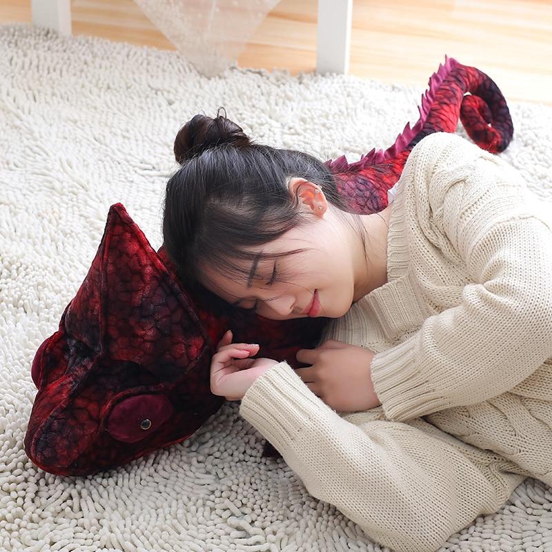 Brown & Red Chameleon Plush - Kawaiies - Adorable - Cute - Plushies - Plush - Kawaii