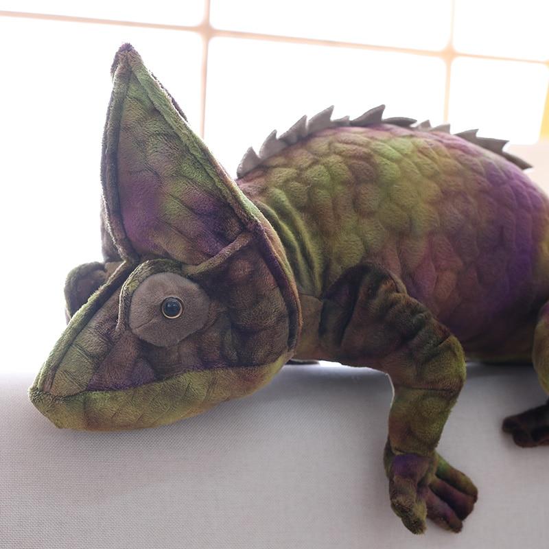 Brown & Red Chameleon Plush - Kawaiies - Adorable - Cute - Plushies - Plush - Kawaii