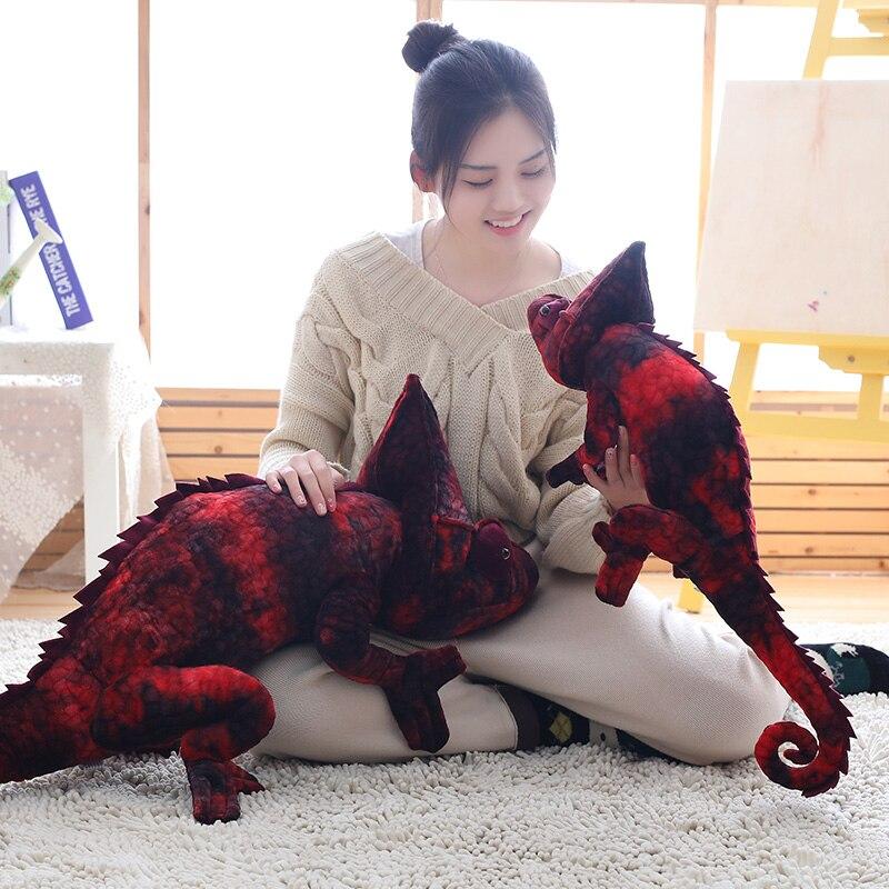 Brown & Red Chameleon Plush - Kawaiies - Adorable - Cute - Plushies - Plush - Kawaii
