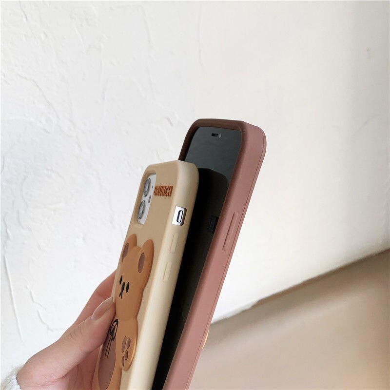 Brunch Bear iPhone Case with Charm - Kawaiies - Adorable - Cute - Plushies - Plush - Kawaii