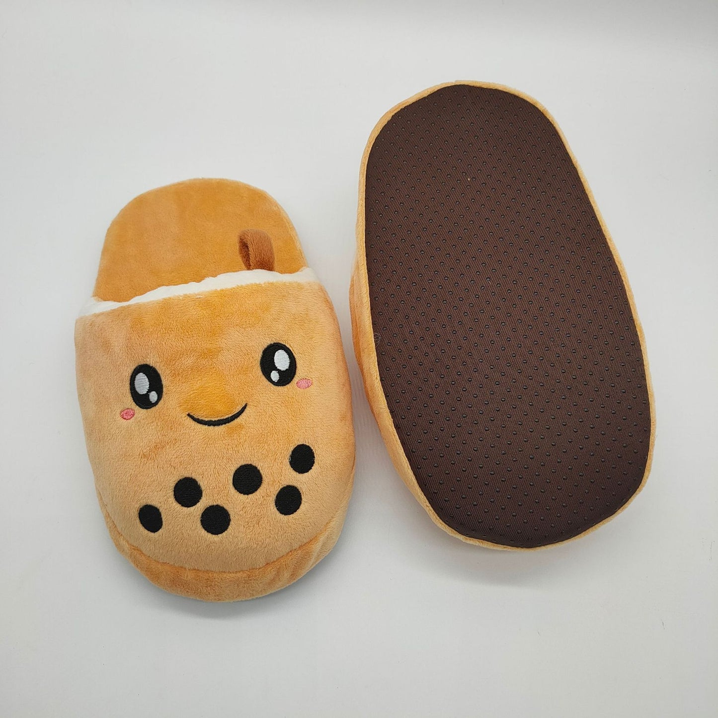 Bubble Tea Plush Slippers - Kawaiies - Adorable - Cute - Plushies - Plush - Kawaii