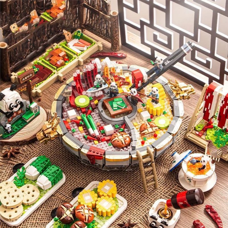 Royal Hot Pot Meal Micro Building Set | NEW - Kawaiies - Adorable - Cute - Plushies - Plush - Kawaii