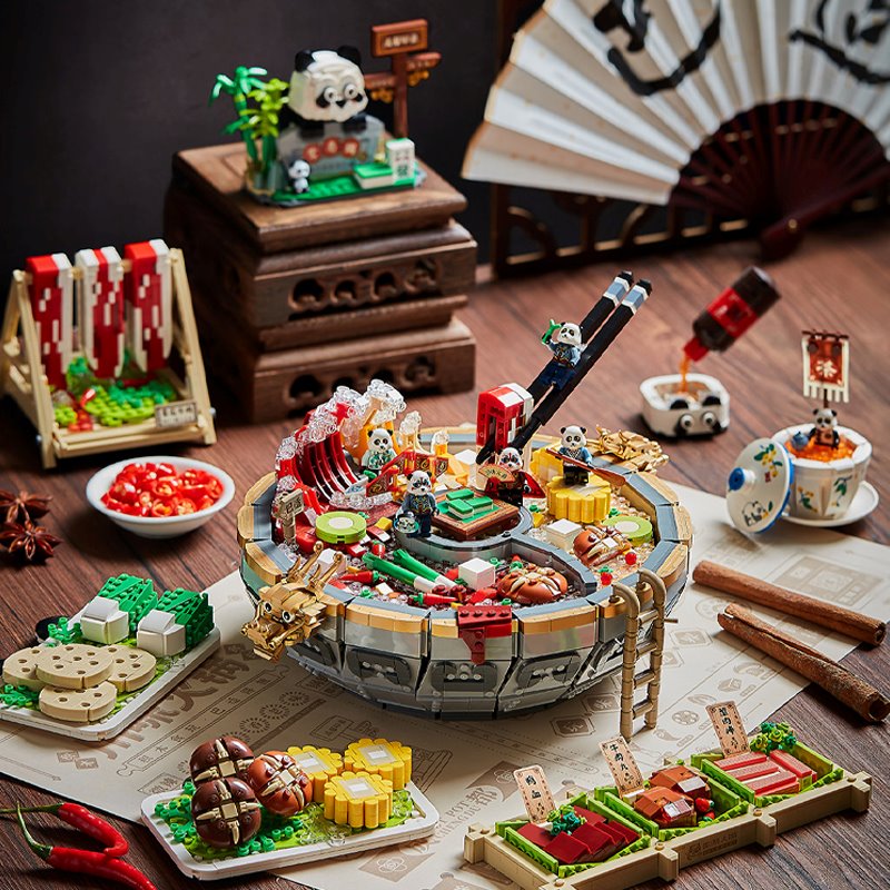Royal Hot Pot Meal Micro Building Set | NEW - Kawaiies - Adorable - Cute - Plushies - Plush - Kawaii