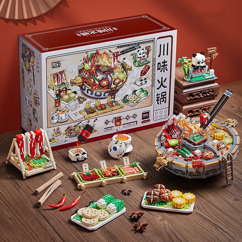 Royal Hot Pot Meal Micro Building Set | NEW - Kawaiies - Adorable - Cute - Plushies - Plush - Kawaii