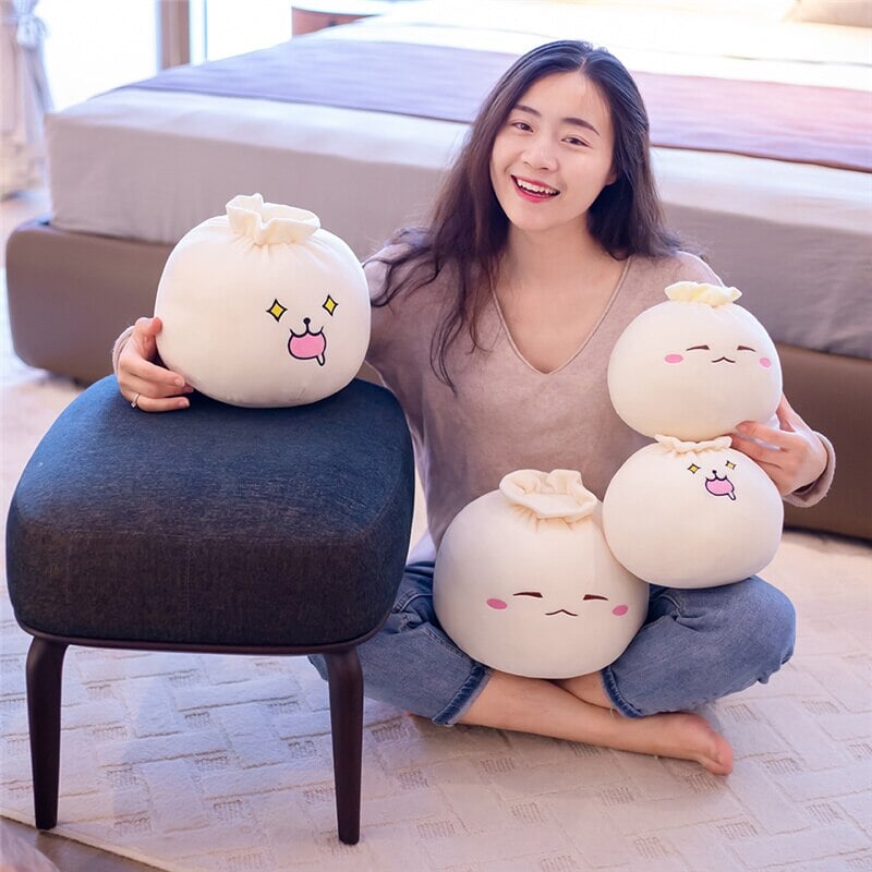 Cute Bao Bun Plushies - Kawaiies - Adorable - Cute - Plushies - Plush - Kawaii