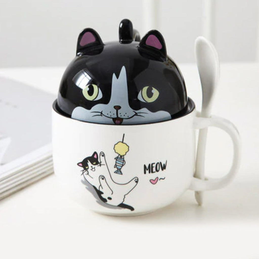 Cute Cartoon Ceramic Cat Cup | LIMITED STOCK - Kawaiies - Adorable - Cute - Plushies - Plush - Kawaii